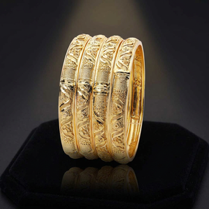 Dye <b>Gold</b> Forming <b>Bangles</b>, Wholesale Dye <b>Gold</b> Plated Fashion <b>Bangles</b>, Traditional <b>Bangles</b>, Brass <b>Gold</b> Filled Jewelry Oro Joyeria. - Product Image 2