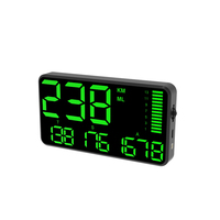 2022 IKiKin Pelacak Digital Speedometer C90 GPS Kendaraan HUD Otomatis Tahan Air Mobil Elektronik HUD Meter Portabel