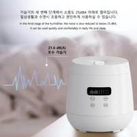 Humidificateur à brume chaude sécurisé avec stérilisation à haute température, électrique, portable, capacité de 2 L, pour hôtel, maison et garage