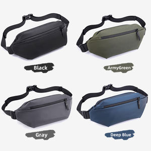 Großhandel Nylon Single Shoulder Umhängetaschen für Laufmode Brustgurt Taschen Wasserdichte Gürtel taschen Sports Travel Funny Pack - Product Image 4