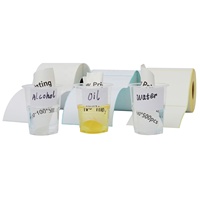 Etiqueta térmica de fábrica 50x25 57x32 60x40 100x100 100x150 Etiqueta adhesiva de código de barras Etiqueta de papel térmico de envío