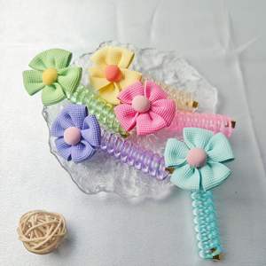 INS filles bandeau de <span class=keywords><strong>cheveux</strong></span> en caoutchouc avec fleur mignonne élastique tressé téléphone <span class=keywords><strong>spirale</strong></span> <span class=keywords><strong>cheveux</strong></span> cravates filles <span class=keywords><strong>cheveux</strong></span> accessoires - Product Image 1