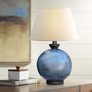American Style Blue and White Ceramic LED Table <b>Lamp</b> Bedside <b>Lamp</b> Traditional Porch Decorative <b>Lamp</b> Living Room High CRI 95 - Product Image 2