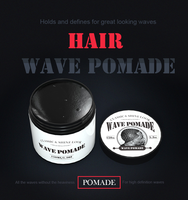 Lubingblack-pommade à beurre robuste pour hommes, marque Oem, pour cheveux ondulés et bouclés
