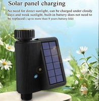 Controlador de Riego Automático Inteligente SLS con WiFi, Energía Solar, Plástico, 3/4 Pulgadas, IP66 Impermeable, Control por Aplicación Android, para Interiores y Exteriores