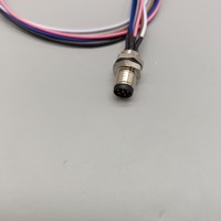 Capteur Étanche M8 6pin Connecteur Circulaire et Câble M8 6P Câble Assemblage 50CM