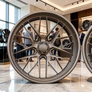 Jantes forgées personnalisées FHJ Bronze 18 19 20 21 22 23 24 pouces 5X114.3 noires à rayons multiples pour Mercedes BMW Audi <span class=keywords><strong>SUV</strong></span> <span class=keywords><strong>Lamborghini</strong></span> - Product Image 1