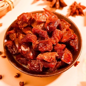Snacks Veganos Picantes <span class=keywords><strong>de</strong></span> Carne <span class=keywords><strong>de</strong></span> Res, 22g, Textura Suave, Listos para Comer, Proteína <span class=keywords><strong>de</strong></span> Soya, Dieta Ligera, Venta al Por Mayor - Product Image 1
