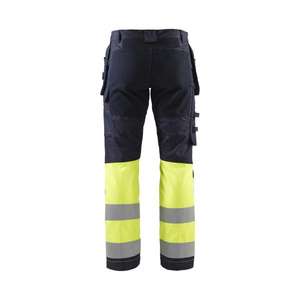 Blaklader กางเกงทำงานทนทานต่อการเปลวไฟสีฟ้าสีเหลืองพร้อมทหาร148715128933C56 - Product Image 2