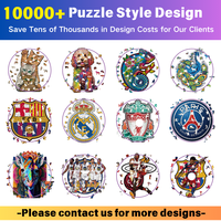 Fabricants de puzzles en bois personnalisés MCX, conception de logo, puzzle 3D, artisanat de carnet, papier, acrylique, MDF/HDF, A3/A4/A5