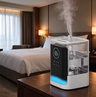 Humidificateur ultrasonique spécial transfrontalier, coque ABS, chauffage à vapeur chaude, protection contre la panne de courant en cas de manque d'eau, usage domestique