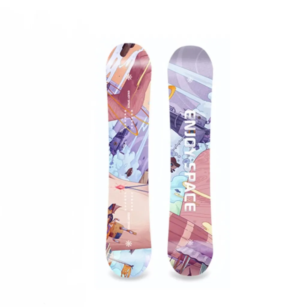 Placages Skis polyvalents Équipement de ski professionnel Park flat flower ski et anowboard set