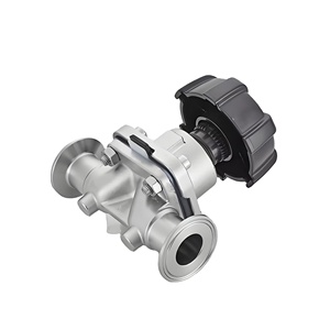 Van màng vệ sinh bằng thép không gỉ 304L 316L cf3m 145psi Ba kẹp DN15 1/2 "Hướng dẫn sử dụng van màng hai chiều vệ sinh - Product Image 3