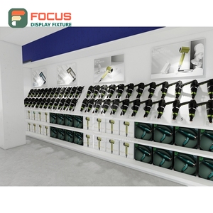 Modern Wig Display Cabinet Glass Panel Lighted Drawer Multi Shelf Store Display Cabinet Fixture - Product Image 5