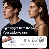 OEM M91 Hi-Res Audio Écouteurs sans fil Mini boucles d'oreilles Clip d'oreille Sports avec appel vocal HD et jeu 38ms Écouteurs à faible latence