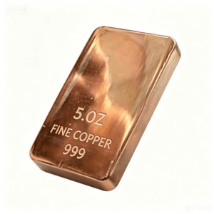 New 5OZ Pure 999 Non-Alloy Square Copper Ingot Model C10100 TG for Industrial Use - Product Image 2