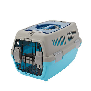 Sac de transport pliable de luxe classique pour chat en plastique avec bouton-pression, étanche et portable pour les voyages en avion - Product Image 3