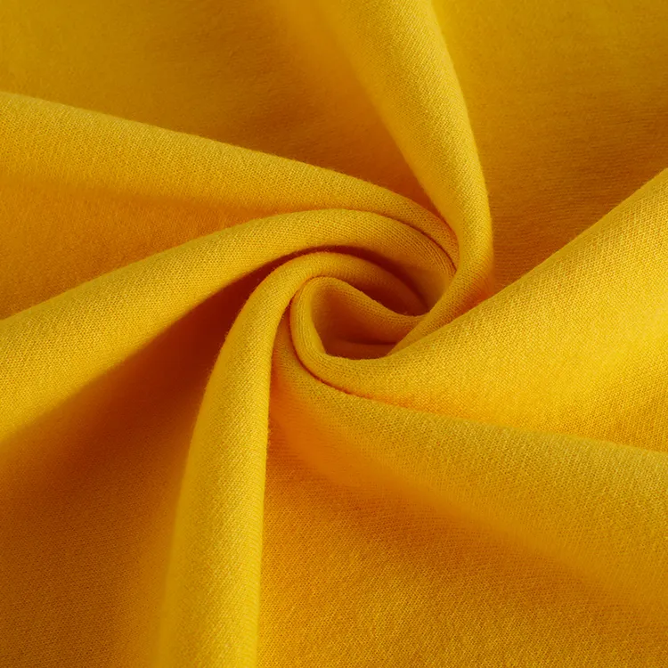 Conception populaire en gros polyester coton interlock tricoté tissu pour pantalon