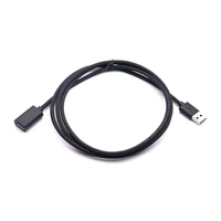 Câble d'extension USB 3.0 5 Gbps, 6 pieds, blindé tressé, en cuivre pur, pour ordinateur portable, ordinateur de bureau