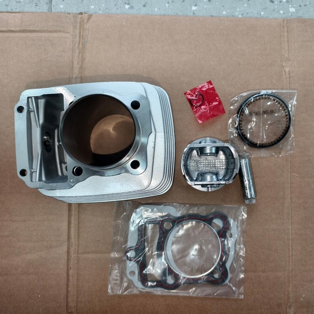 CQHZJ Good Quality Factory Motorcycle Engine Spare Parts  65.5mm CG150 Modified to Cg200 Cg250 Piston Cylinder Block Kit