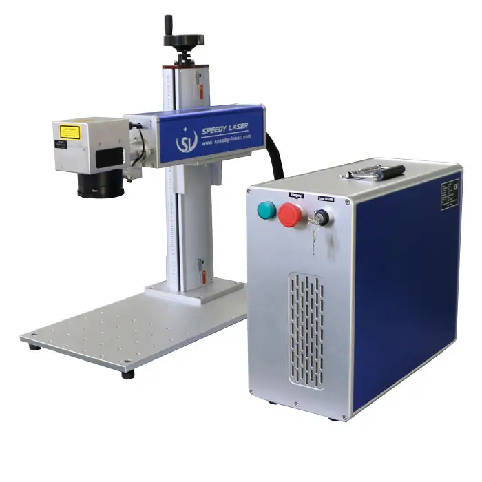 Marcação a laser colorida/gravação em metal por estilo cnc fibra laser máquina de marcação