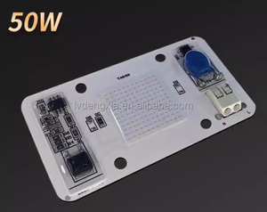 Lái xe-miễn phí công suất cao 50 Wát tia cực tím COB LED chip AC 110V 220V 395-400nm UV chữa đèn nguồn ánh sáng cho 3D in ấn - Product Image 1