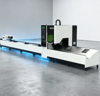 Máquina de Corte de Tubos por Láser de Fibra CNC Q3-24 de Alta Potencia con Dos Mandriles para Cortar Tubos Metálicos de Acero Inoxidable Grueso