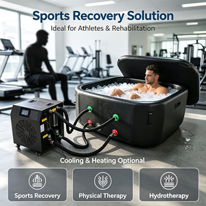 อ่างน้ำแข็งสำหรับใช้ในบ้าน ติดตั้งง่าย พร้อมเครื่องทำน้ำเย็นแบบแอปพลิเคชัน รุ่น 2026 อ่างน้ำแข็งที่เบาที่สุดพร้อมระบบกรอง  ถังน้ำแข็งขนาดใหญ่ - Product Image 2