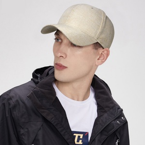 Gorras de Béisbol Deportivas Ecológicas y Sostenibles, Personalizadas, de 6 Paneles, Estructuradas, con Cierre a Presión, Hechas con Tela de Imitación de Lino, Cáñamo, Bambú y RPET - Product Image 6