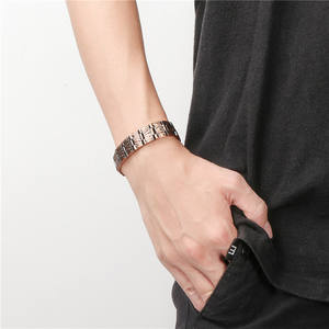 Toptan yüksek kaliteli erkek mıknatıs ile ayarlanabilir manyetik enerji bakır bilezik - Product Image 2