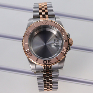 Boîtier de montre unisexe en acier pour plongée, étanche 20 ATM, verre saphir, pour mouvements <span class=keywords><strong>Seiko</strong></span> NH35 NH36/38 8215, <span class=keywords><strong>bracelet</strong></span> Jubilee, pièces de rechange - Product Image 1