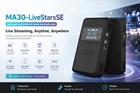 Encodeur vidéo professionnel mobile 5G cellulaire à 8 canaux avec agrégation, faible latence, HDMI et USB-C pour diffusion en direct sur le terrain