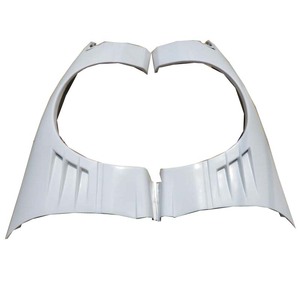 Pour 1989-1994 Nissan Silvia S13 G-<span class=keywords><strong>Corp</strong></span> garde-boue avant (paire) FRP fibre de verre blanc - Product Image 1