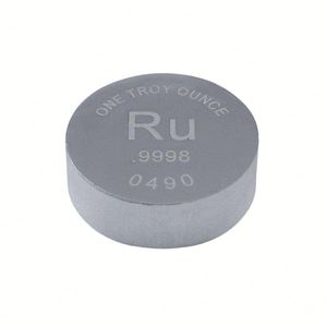 Lingot de métal ruthénium de haute qualité, granulé unique de métal ruthénium 99,95% - Product Image 2