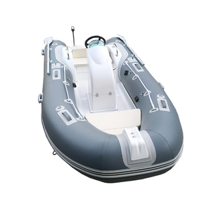 13ft CE <span class=keywords><strong>casco</strong></span> de fibra de vidrio centro de la consola de pesca barco costilla barco con motor - Product Image 1