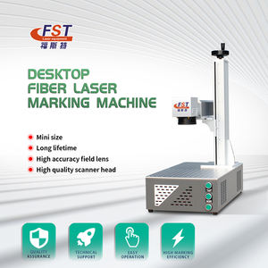 فوستر ماكينة وضع العلامات بالليزر باستخدام الباركود 20w 30w ليزر قابل للنقل المعادن علامة عالية السرعة ماكينة الحفر بالليزر في بيع - Product Image 2