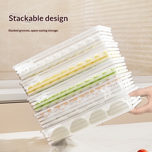Boîte de <span class=keywords><strong>conservation</strong></span> pour raviolis, en plastique alimentaire moulé par injection, avec couvercle en <span class=keywords><strong>aluminium</strong></span>, capacité 1-3L - Product Image 3