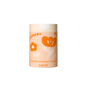 Thickened Printed Drawstring Trash Bags 45x50 Mm 100 Pcs Per Roll For Home Kitchen Dormitory Use - Product Image 3
