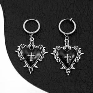 Pendientes de Espinas Estilo Vintage, Acero Inoxidable, Pequeños y Exagerados, Personalidad Femenina, Diseño Europeo Americano - Product Image 3