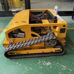 Tondeuse autoportée jaune, largeur de coupe 1000 mm, robot tondeuse autoportée avec fonction mulching, hauteur réglable, moteur 16 CV - Product Image 4