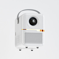Mini projecteur de cinéma maison LCD portable 2025 P10 Android 11 1080P 4 Go de RAM 64 Go de stockage Internet intégré (2-3h) (180lm)