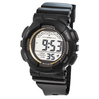 Jam Tangan Digital LASIKA W-F146 K-Sport Berkualitas Tinggi Tahan Air 3BAR Lampu Latar LED Alarm Stopwatch TPU Unisex Olahraga Multi Warna
