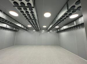 มอเตอร์สายการผลิตไส้กรอกประหยัดพลังงานอัตโนมัติสำหรับซาลามี โชริโซ บราทวอร์ส คีลบัซา พร้อมฟังก์ชั่นการหมัก การอบแห้ง และการบ่ม - Product Image 3