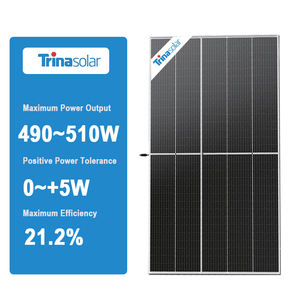 Trina <span class=keywords><strong>TSM</strong></span>-<span class=keywords><strong>DEG18MC</strong></span>.<span class=keywords><strong>20</strong></span>(II) 490-510W 490โซล่าร์495 500 505 510วัตต์ Trina PERC biverter แผงกระจกคู่ PV ในประเทศจีน - Product Image 2