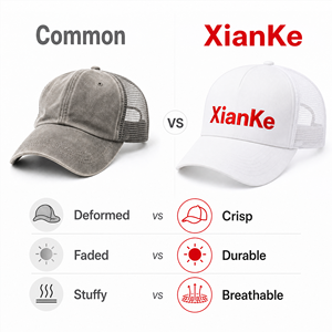 Gorra Trucker X&K Premium Performance Golf con Protección UV, Transpirable, Malla de Corte Láser, Gorra Personalizada con Cierre Ajustable para Senderismo y Pesca - Product Image 4
