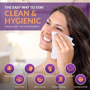 Pañuelos de Bolsillo Ultra Suaves de 3 Capas PAMI, Paquetes Pequeños para Cartera, Toallitas Faciales Fuertes y Absorbentes (Paquete de 8, 10 Unidades) - Product Image 4