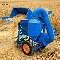 Décortiqueuse de riz portable à moteur essence pour champs isolés