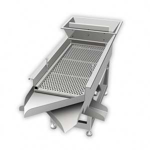 เครื่องคัดแยกแบบสั่นสะเทือนชนิดเส้นตรง 3 ช่องจ่าย สำหรับเมล็ดกาแฟ ทราย กรวด เม็ดพลาสติก อาหารสัตว์ ถั่ว ผลไม้ งา - Product Image 4