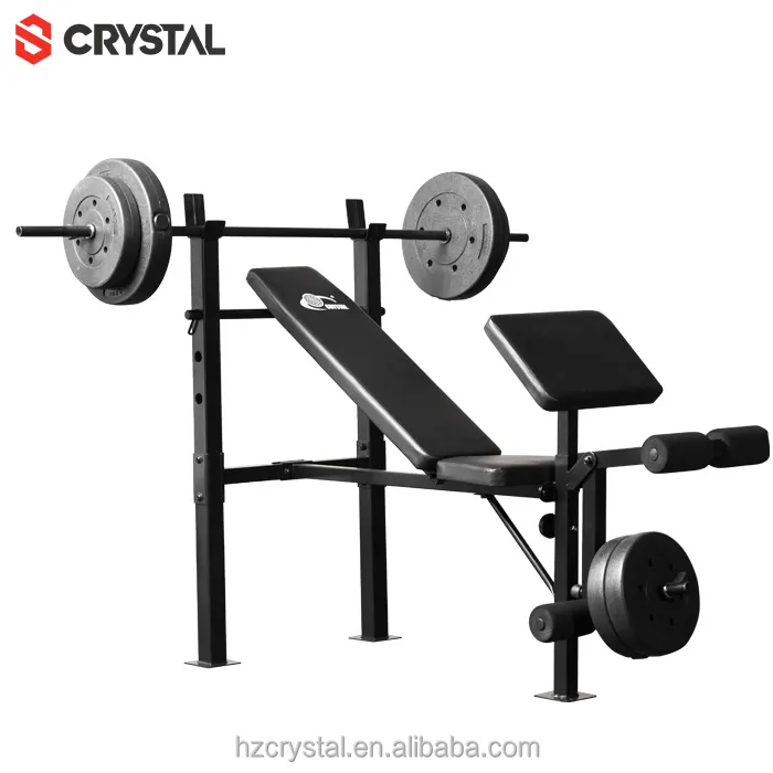 SJ-7230 peralatan kebugaran rumah Dumbbell latihan kekuatan multi-fungsi bangku bangku & rak kotak karton hitam kristal