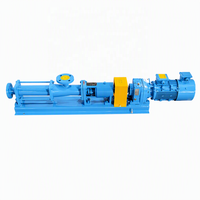 Pompe rotative progressive à vis simple à déplacement positif pour liquides à haute viscosité G Sanitary (avec trémie)